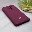قاب گوشی Redmi 10X - Redmi Note 9 شیائومی سیلیکونی اورجینال پاک کنی سورا SORA درجه یک زیربسته زرشکی کد 1000056