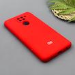 قاب گوشی Redmi 10X - Redmi Note 9 شیائومی سیلیکونی اورجینال پاک کنی سورا SORA درجه یک زیربسته قرمز کد 1000059