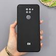 قاب گوشی Redmi 10X - Redmi Note 9 شیائومی سیلیکونی اورجینال پاک کنی سورا SORA درجه یک زیربسته مشکی کد 1000060