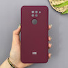 قاب گوشی Redmi 10X - Redmi Note 9 شیائومی سیلیکونی اورجینال پاک کنی سورا SORA درجه یک زیربسته زرشکی کد 1000061
