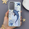 قاب گوشی Galaxy A17 سامسونگ لدر کیس سیلیکونی فانتزی لنز سیلور AMOR طرح وال نهنگ کد 169624