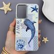 قاب گوشی Galaxy A26 سامسونگ لدر کیس سیلیکونی فانتزی لنز سیلور AMOR طرح وال نهنگ کد 169626