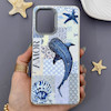 قاب گوشی Galaxy A32 4G سامسونگ لدر کیس سیلیکونی فانتزی لنز سیلور AMOR طرح وال نهنگ کد 169637