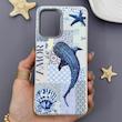 قاب گوشی Galaxy A32 4G سامسونگ لدر کیس سیلیکونی فانتزی لنز سیلور AMOR طرح وال نهنگ کد 169637