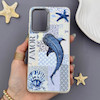 قاب گوشی Galaxy A52 4G - A52 5G - A52S سامسونگ لدر کیس سیلیکونی فانتزی لنز سیلور AMOR طرح وال نهنگ کد 169639