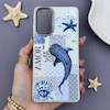 قاب گوشی Galaxy S20 FE سامسونگ لدر کیس سیلیکونی فانتزی لنز سیلور AMOR طرح وال نهنگ کد 169640