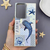 قاب گوشی Galaxy S23 Ultra سامسونگ لدر کیس سیلیکونی فانتزی لنز سیلور AMOR طرح وال نهنگ کد 169641
