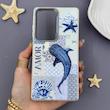 قاب گوشی Galaxy S25 Ultra سامسونگ لدر کیس سیلیکونی فانتزی لنز سیلور AMOR طرح وال نهنگ کد 169642