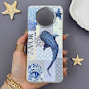 قاب گوشی Poco X3 - Poco X3 Pro شیائومی لدر کیس سیلیکونی فانتزی لنز سیلور AMOR طرح وال نهنگ کد 169662