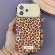 قاب گوشی iPhone 17 آیفون پلنگی ترند با محافظ لنز و دور کرومی کد 169820
