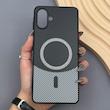 قاب گوشی Galaxy A07 سامسونگ CASE PVD مگ سیف اصلی هاشور کربن