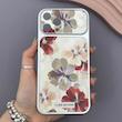 قاب گوشی iPhone 12 Pro Max آیفون فانتزی چرمی Luxury Case سری 17 طرح گل کیوت کد 169441