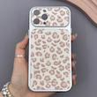 قاب گوشی iPhone 12 Pro Max آیفون فانتزی چرمی Luxury Case سری 17 طرح پلنگی کیوت کد 169442