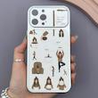 قاب گوشی iPhone 12 Pro Max آیفون فانتزی چرمی Luxury Case سری 17 طرح Coffe کیوت کد 169446