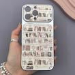 قاب گوشی iPhone 16 Pro Max آیفون فانتزی چرمی Luxury Case سری 17 طرح کتابخونه کیوت کد 169476