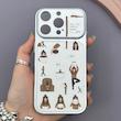 قاب گوشی iPhone 16 Pro آیفون فانتزی چرمی Luxury Case سری 17 طرح Coffe کیوت کد 169483