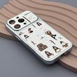 قاب گوشی iPhone 16 Pro آیفون فانتزی چرمی Luxury Case سری 17 طرح Coffe کیوت کد 169483