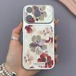 قاب گوشی iPhone 16 Pro آیفون فانتزی چرمی Luxury Case سری 17 طرح گل کیوت کد 169488