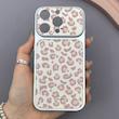 قاب گوشی iPhone 16 Pro آیفون فانتزی چرمی Luxury Case سری 17 طرح پلنگی کیوت کد 169490