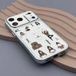قاب گوشی iPhone 17 Pro Max آیفون فانتزی چرمی Luxury Case سری 17 طرح Coffe کیوت کد 169501