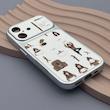 قاب گوشی iPhone 17 آیفون فانتزی چرمی Luxury Case سری 17 طرح Coffe کیوت کد 169519