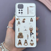قاب گوشی Redmi Note 11 4G - Redmi Note 11S شیائومی فانتزی چرمی Luxury Case سری 17 طرح Coffe کیوت کد 169536