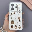 قاب گوشی Redmi Note 14 4G شیائومی فانتزی چرمی Luxury Case سری 17 طرح Coffe کیوت کد 169554