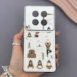 قاب گوشی Redmi Note 14 Pro 4G شیائومی فانتزی چرمی Luxury Case سری 17 طرح Coffe کیوت کد 169555