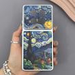 قاب گوشی Redmi Note 14 Pro 4G شیائومی فانتزی چرمی Luxury Case سری 17 طرح شب پرستاره کیوت کد 169563