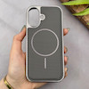 قاب گوشی iPhone 17 آیفون لاکچری کرومی کربن اسپرت یونیک کیس با مگ سیف اورجینال کد 167032