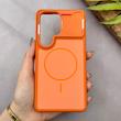 قاب گوشی Galaxy S26 Ultra سامسونگ لوکس اورجینال Hard Case مات مگ سیف دار یونیک کیس دولرو Dulero Shock Proof نارنجی کد 167037