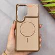 قاب گوشی Galaxy S26 Ultra سامسونگ لوکس اورجینال Hard Case مات مگ سیف دار یونیک کیس دولرو Dulero Shock Proof قهوه ای کد 167039
