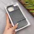 قاب گوشی iPhone 16 Pro Max آیفون لوکس اورجینال Hard Case مات مگ سیف دار یونیک کیس دولرو Dulero Shock Proof مشکی کد 167041