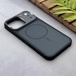 قاب گوشی iPhone 16 Pro Max آیفون لوکس اورجینال Hard Case مات مگ سیف دار یونیک کیس دولرو Dulero Shock Proof مشکی کد 167041