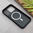 قاب گوشی iPhone 16 Pro Max آیفون لوکس اورجینال Hard Case مات مگ سیف دار یونیک کیس دولرو Dulero Shock Proof مشکی کد 167041