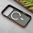 قاب گوشی iPhone 17 Pro Max آیفون اورجینال یونیک کیس پشت طلقی مگ سیف دار هاشور دکمه آلومینیومی کد 167158