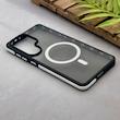 قاب گوشی Galaxy S26 Ultra سامسونگ اورجینال یونیک کیس پشت طلقی مگ سیف دار هاشور دکمه آلومینیومی کد 167160