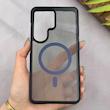 قاب گوشی Galaxy S26 Ultra سامسونگ اورجینال یونیک کیس پشت طلقی مگ سیف دار هاشور دکمه آلومینیومی کد 167162