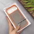 قاب گوشی iPhone 17 Pro Max آیفون اورجینال مات ضدضربه مگ سیف دار اورجینال یونیک کیس نارنجی کد 167122