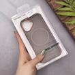 قاب گوشی iPhone 17 آیفون اورجینال مات ضدضربه مگ سیف دار اورجینال یونیک کیس قهوه ای کد 167128