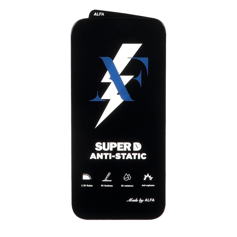 گلس گوشی iPhone 17 Pro آیفون شیشه ای ALFA آلفا سری Super ANTI STATIC 9H فول کاور FULL Cover اورجینال کد 181078