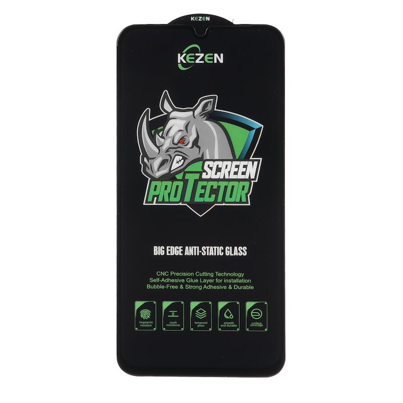 گلس گوشی Redmi 15C - Poco C85 شیائومی شیشه ای KEZEN آنتی استاتیک Full Cover Anti Static Big Edge Protector اورجینال