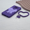 قاب گوشی Poco X3 - Poco X3 Pro شیائومی سیلیکونی بنفش پاپیون‌دار با بند قلبی و محافظ لنز کد 1000153