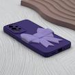 قاب گوشی Galaxy A33 سامسونگ سیلیکونی بنفش پاپیون دار محافظ لنز دار کد 1000160