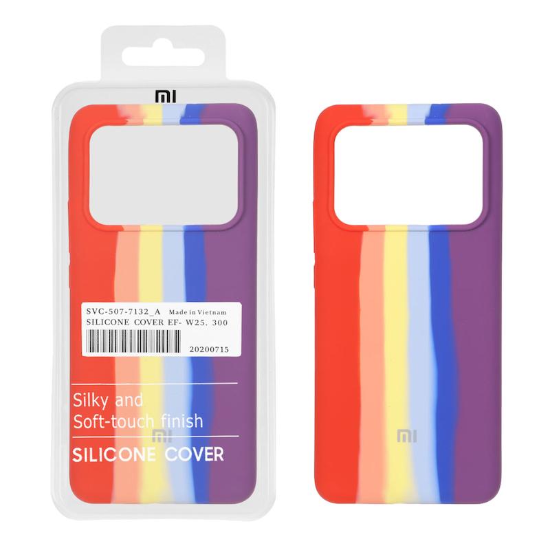 قاب گوشی Xiaomi Mi 11 Ultra شیائومی سیلیکونی اورجینال آبرنگی رنگین کمانی پاک کنی درجه یک زیربسته کد 181122