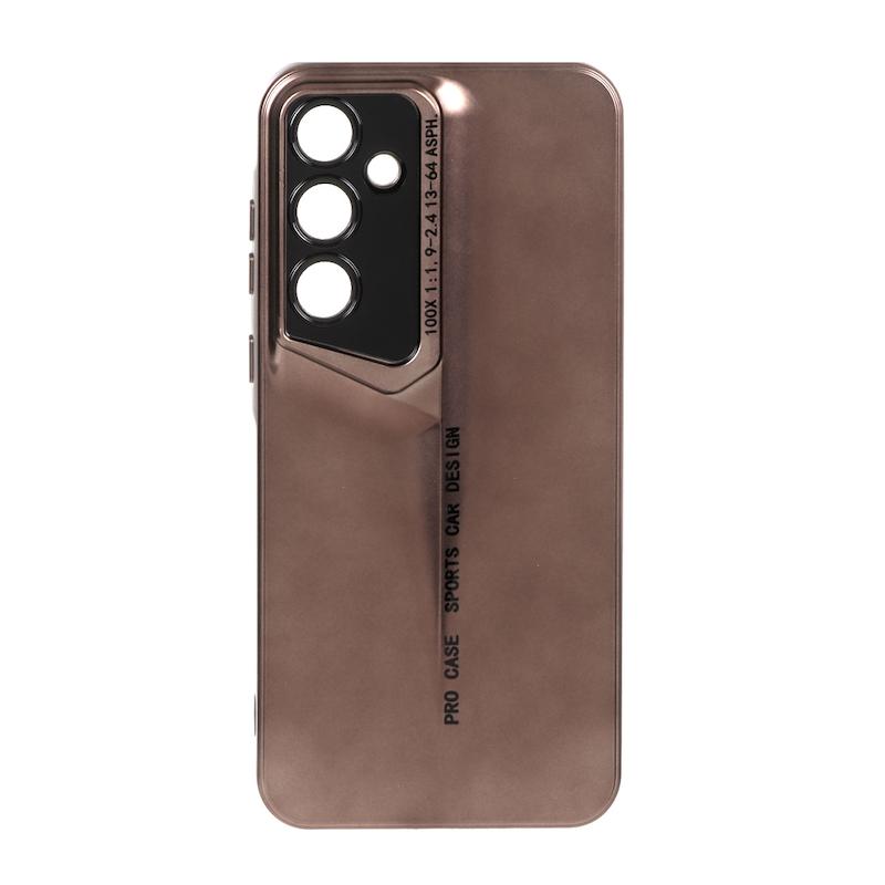 قاب گوشی Galaxy A35 سامسونگ سری Porsche Design پورش دیزاین Hard LUXURY محافظ لنز دار بژ