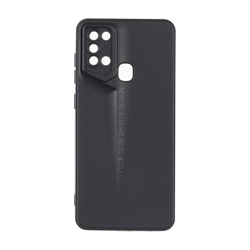 قاب گوشی Galaxy A21S سامسونگ سری Porsche Design پورش دیزاین Hard LUXURY محافظ لنز دار مشکی کد 181145