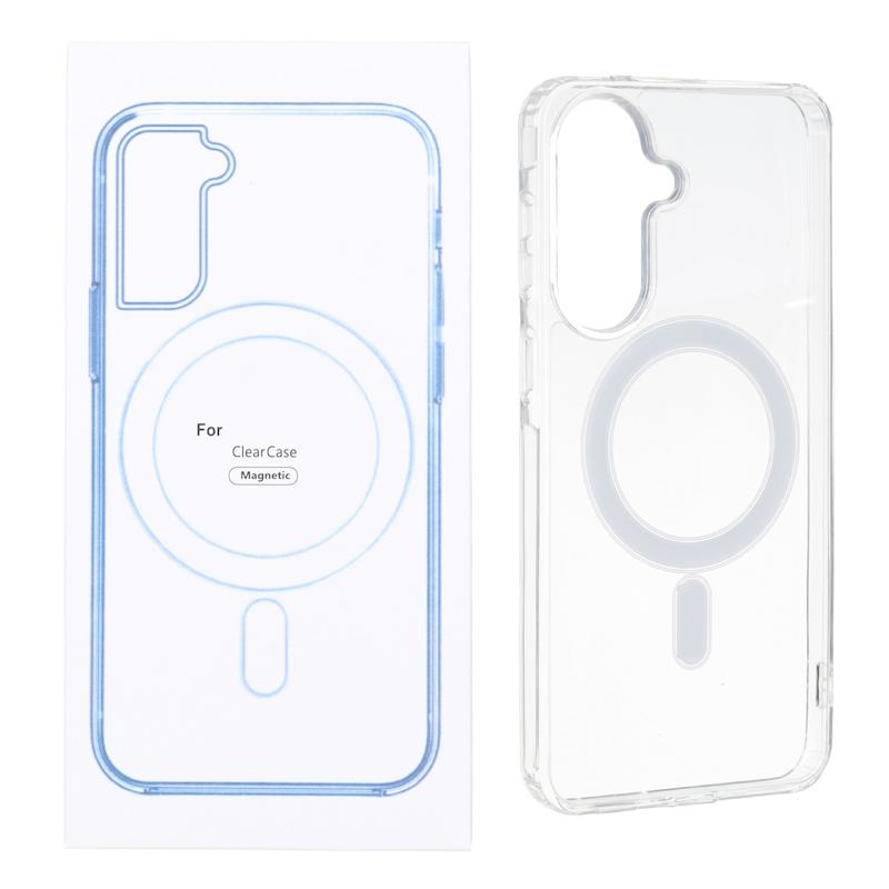 قاب گوشی Galaxy A57 سامسونگ اورجینال اسپیس مگ سیف Space Mag safe طرح طلقی شیشه ای شفاف