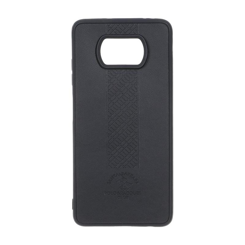قاب گوشی Poco X3 - Poco X3 Pro شیائومی ژله ای طرح چرم هاشور پولو POLO مشکی