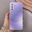 قاب گوشی Galaxy A26 سامسونگ PVD ضد خش پشت گلس شیشه ای مات دو رنگ محافظ لنز دار بنفش
